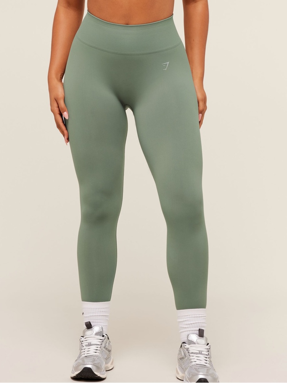 Gymshark Soft Sculpt High Waist Leggings - Unit Green - Size Medium